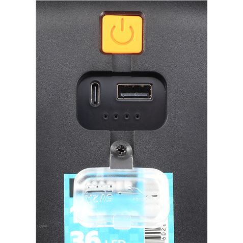 FOCO LED BATERÍA 15W + 36 LED PLEGABLE MADER - 89194-2