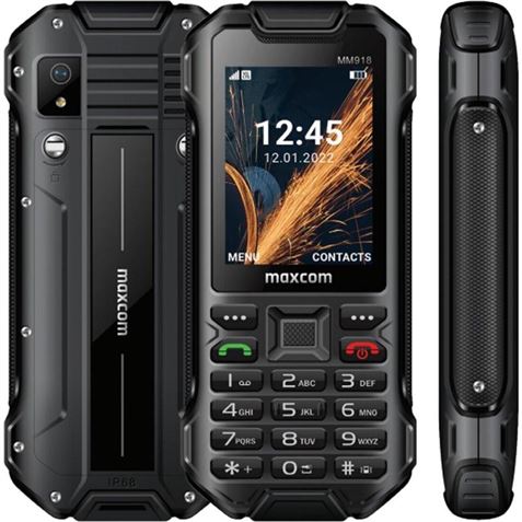 TELEFONO MOVIL RUGERIZADO STRONG MM918 NEGRO MAXCOM - MM918-BLACK