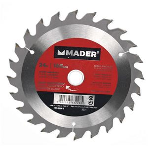 DISCOS CORTE MADERA PARA SIERRAS 165MM 24D MADER - 63228