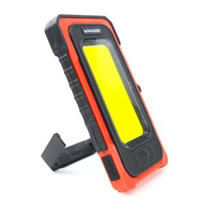 LINTERNA LED RECARGABLE SOLAR CON POWERBANK MADER - 89283