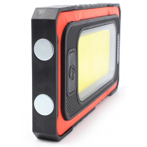 LINTERNA LED RECARGABLE SOLAR CON POWERBANK MADER - 89283-2