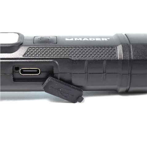 LINTERNA LED RECARGABLE 300LM + 260LM MADER - 89281-1