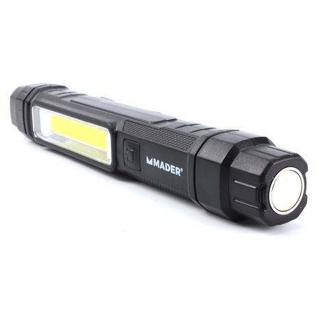 LINTERNA LED RECARGABLE 300LM + 260LM MADER - 89281-2