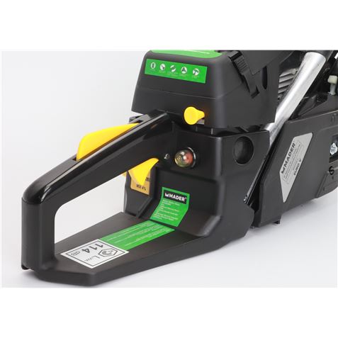 MOTOSIERRA DE GASOLINA 55 CC, 18" ARRANQUE SUAVE MADER - 69501-3