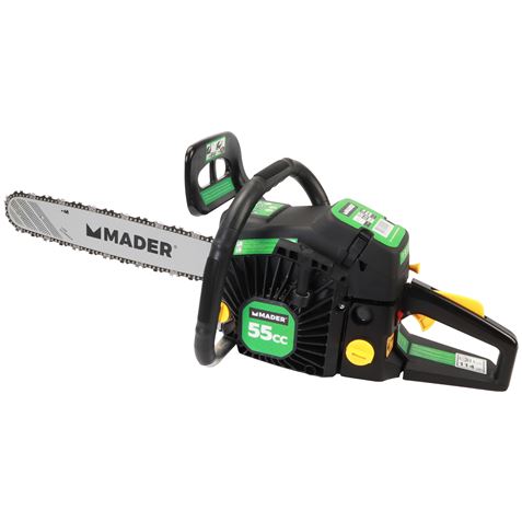 MOTOSIERRA DE GASOLINA 55 CC, 18" ARRANQUE SUAVE MADER - 69501-5