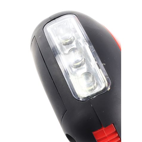 LINTERNA LED RECARGABLE 220LM + 15LM CON IMAN Y GANCHO MADER - 89280-4