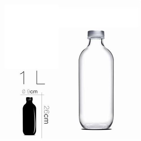 REACONDICIONADA BOTELLA DE CRISTAL ICONIC 1 LITRO PASABAHCE - 20725