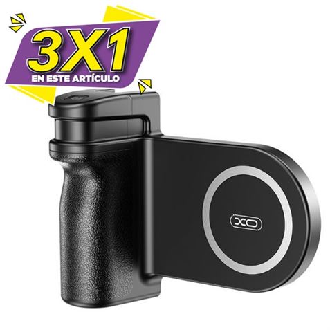 GRIP SMARTPHONE MAGSAFE SOPORTE CON DISPARADOR BLUETOOTH SS18 XO (3X1)