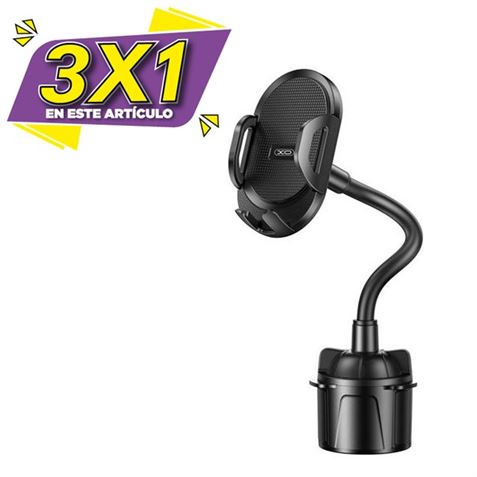 SOPORTE SMARTPHONE POSAVASOS AJUSTABLE C105 XO (3 X 1)