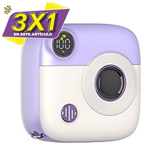 POWERBANK MAGNÉTICA MINI PR223 10000MAH | TIPO C VIOLETA/BLANCA XO (3 X 1)