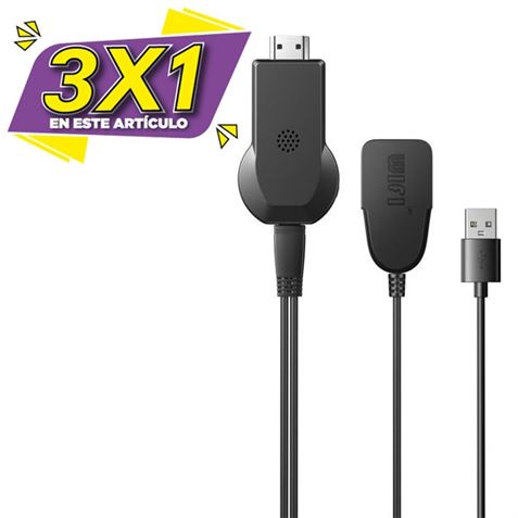 DUPLICADOR DE PANTALLA INALÁMBRICO HDMI GB012 XO (3 X 1)