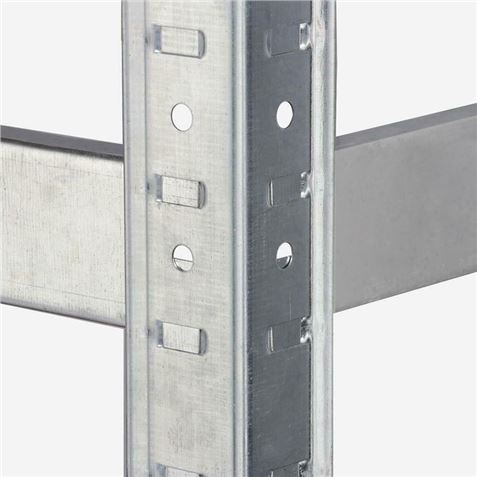 REAC ESTANTERIA METÁLICA ESQUINERA GALVANIZADA 5 BALDAS 180X90X40X90CM BLIM - BL0400-4