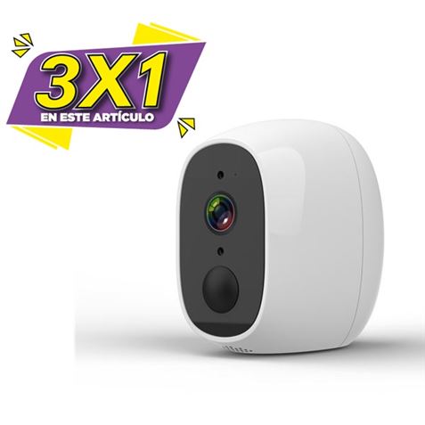 MINI CAMARA VIGILANCIA IP 2MP | WIFI | SD CAMVIEW (3 X 1)
