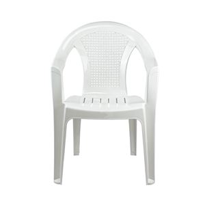 SILLA CON REPOSABRAZOS STACK BLANCA - 76152-1