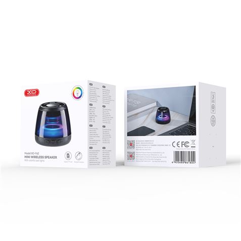 ALTAVOZ BLUETOOH SOBREMESA 5W F62 MINI NEGRO XO - XOF62MINI-2 ALTAVOZ BLUETOOH SOBREMESA 5W F62 MINI NEGRO XO - XOF62MINI-2