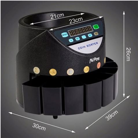 CONTADORA - CLASIFICADORA DE MONEDAS CCM6 AVPOS - AVP-CCM6-3