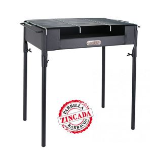 BARBACOA HIERRO CON PATAS 51X33CM ALGON - AG-3842233.