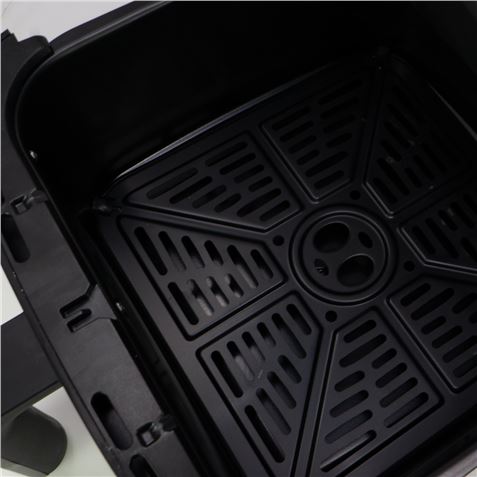 FREIDORA DE AIRE DIGITAL A COLOR 8 LITROS NEGRA/ INOX CON VENTANA JOCCA - 2417-1