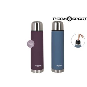 TERMO INOX SOFT TOUCH 750ML 2 COLORES SURTIDOS THERMOSPORT