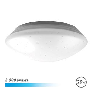 REAC APLIQUE LED TECHO REDONDO 20W 2000LM LUZ FRIA SERIE SATURNO ELBAT - EB0365