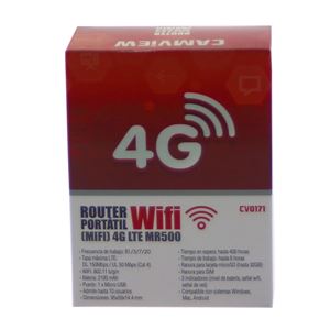 REACONDICIONADO ROUTER (MIFI) WIFI PORTATIL 4G LTE MR500 CAMVIEW - CV0171-2