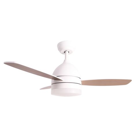 VENTILADOR DE TECHO 70W CON LUZ TRES TONALIDADES BLANCO JOCCA - 2172