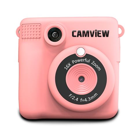 REAC CÁMARA PHOTO CREATOR DE IMPRESIÓN INSTANTÁNEA ALL IN ONE ROSA CAMVIEW - CV0240-1
