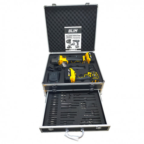 PACK 20V TALADRO PERCUTOR+RADIAL...