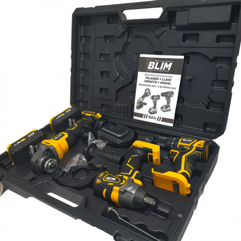 PACK 20V TALADRO + LLAVE IMPACTO +...