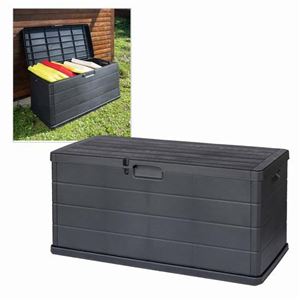 BAUL DE JARDIN ANTRACITA ALPHA 118X59X57CM - 32178