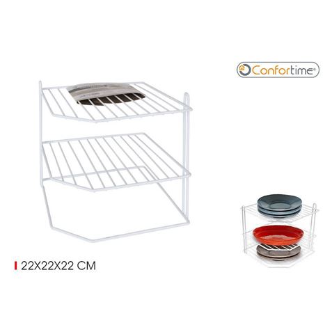 ESTANTE ORGANIZADOR ESQUINERO COCINA BLANCO - BY01011071142-1