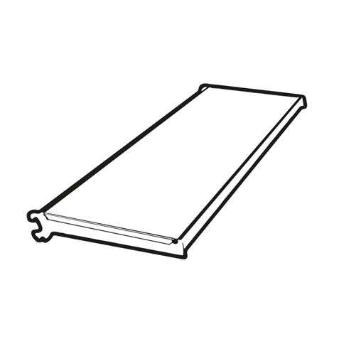 BANDEJA 900X400 + 2 SOPORTES PARA EXPOSITORES CROMAD - CR1209-2