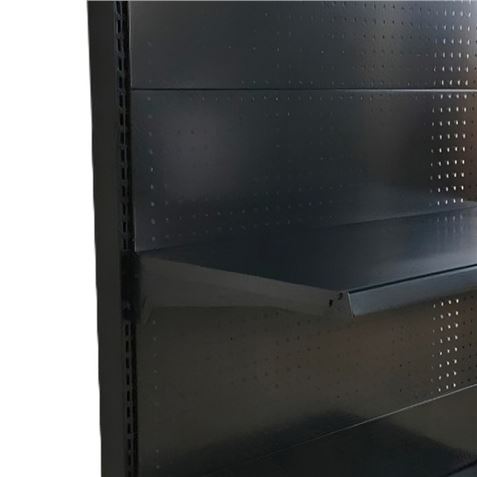 EXPOSITOR GÓNDOLA 900X450X1500MM NEGRO CROMAD - CR1208-3