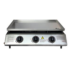 PLANCHA DE ASAR 3 FUEGOS INOXIDABLE MUVIP