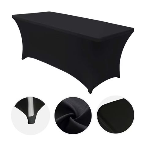 FUNDA PARA MESA DE RESINA 180X74X74CM NEGRA SUNGARDEN - SG0161
