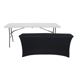 FUNDA PARA MESA DE RESINA 180X74X74CM NEGRA SUNGARDEN - SG0161-1