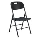SILLA RESINA PLEGABLE PRO 44X53X83CM NEGRA SUNGARDEN - SG0158