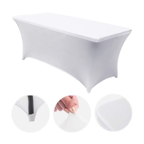 FUNDA PARA MESA DE RESINA 180X74X74CM BLANCA SUNGARDEN - SG0160