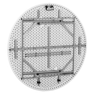MESA DE RESINA REDONDA PLEGABLE 160X74CM 4.5CM SUNGARDEN - SG0159-4