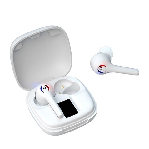 AURICULARES TWS X8 + BASE CON INDICADOR DE CARGA BLANCO XO - XOX8WH-1
