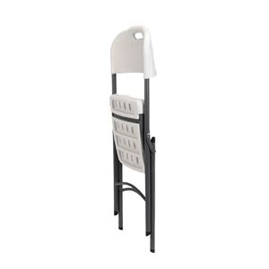 SILLA RESINA PLEGABLE PRO 44X53X83CM BLANCA SUNGARDEN - SG0157-1