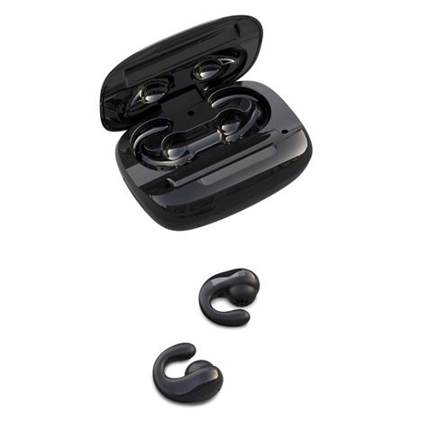 AURICULARES TÁCTILES TWS X9 + BASE CON INDICADOR DE CARGA NEGROS XO - XOX9BK-1