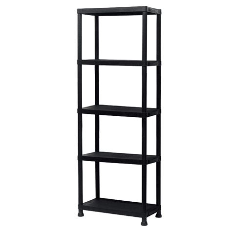 ESTANTERIA PLÁSTICA 5 BALDAS 40X90X180CM BLIM - BL0428