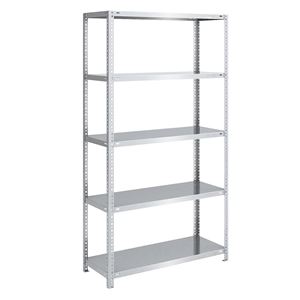 ESTANTERIA ACERO GALVANIZADO 5 BALDAS 70X30X180CM BLIM