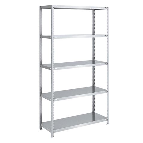 ESTANTERIA ACERO GALVANIZADO 5 BALDAS 70X30X180CM BLIM - BL0431
