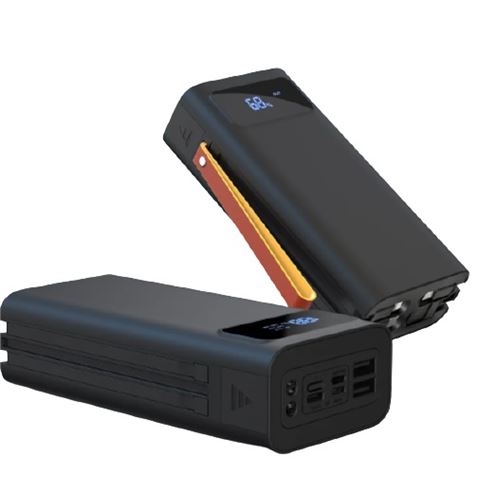 POWERBANK PR142 30000MAH | 4 ENTRADAS Y 5 SALIDAS | DISPLAY Y CABLES XO - XOPR142BK-1