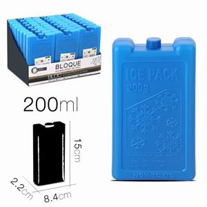 ACUMULADOR DE FRIO PARA NEVERAS PORTATILES 200ML 9.5X4XH18CM - 14774