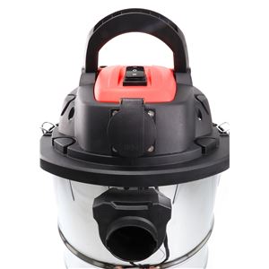 ASPIRADORA INOX POLVO-LÍQUIDOS 30 L. 1.600 W. MADER - 63344-1