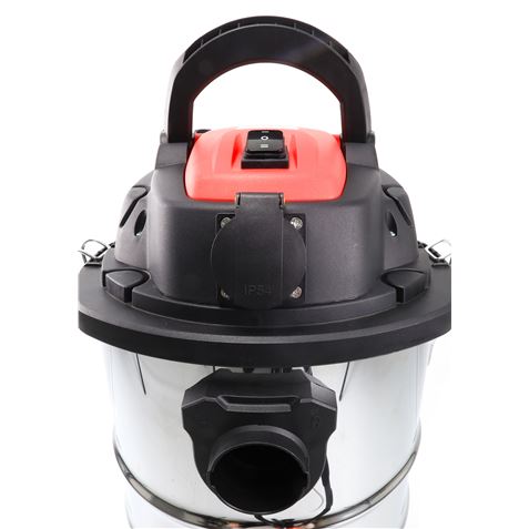 ASPIRADORA INOX POLVO-LÍQUIDOS 30 L. 1.600 W. MADER - 63344-1