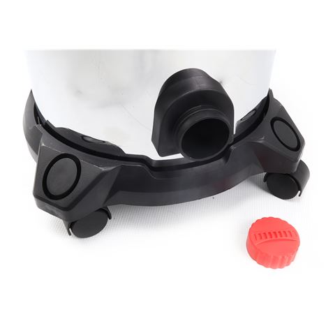 ASPIRADORA INOX POLVO-LÍQUIDOS 30 L. 1.600 W. MADER - 63344-2